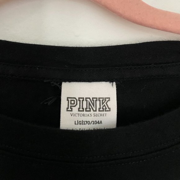 all over little rhinestone PINK longsleeve t-shirt - Picture 2 of 3